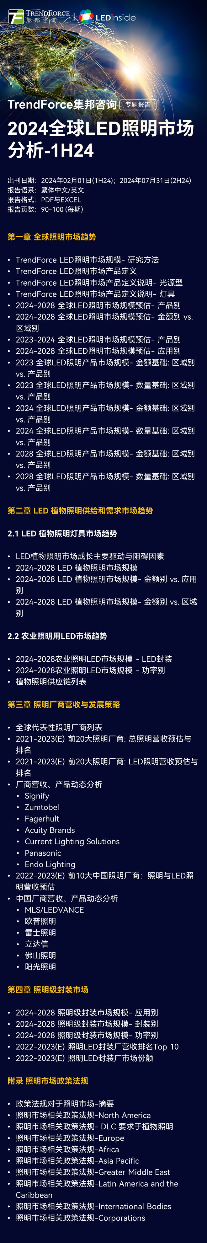 2024全球LED照明市场分析报告出刊！(图2)