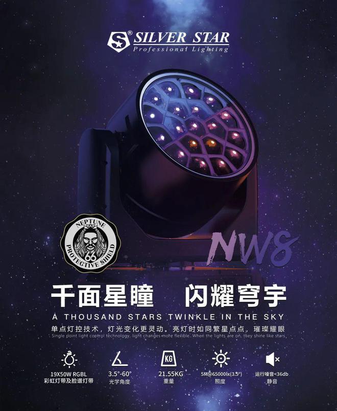 雅江光电推出六星全防护系列新品灯具海王星NW8(图1)