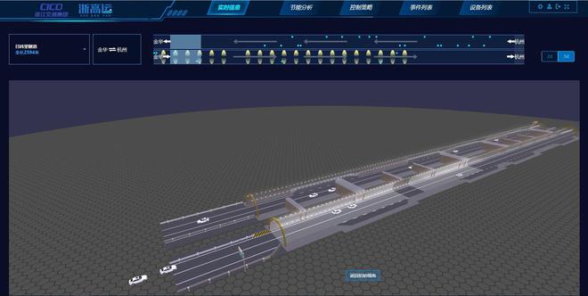 浙江省首个高速公路隧道智能照明系统投用(图2)